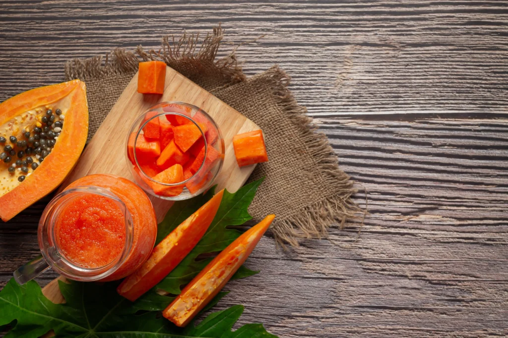 como comer papaya